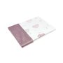 Paturica pufoasa, MimiNu, Cu doua fete, Dimensiune 75x100 cm, Din tesatura de catifea si bumbac, Materiale certificate Oeko Tex Standard 100, Baby Shower Pink - 1