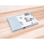 Paturica pufoasa, MimiNu, Cu doua fete, Dimensiune 75x100 cm, Din tesatura de catifea si bumbac, Materiale certificate Oeko Tex Standard 100, Design, Let's Go Blue - 2