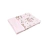 Paturica pufoasa, MimiNu, Cu doua fete, Dimensiune 75x100 cm, Din tesatura de catifea si bumbac, Materiale certificate Oeko Tex Standard 100, Design, Little Ballerina Pink - 1
