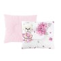 Perna bebelus, MimiNu, Profilata, Cu doua fete, Cu functie anti-soc, Pufoasa, Din catifea si bumbac, 23x26 cm, Materiale certificate Oeko Tex Standard 100, Velvet Pink Ballerina - 1