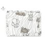 MimiNu - Perna clasica de dormit, Cu volanas, Cu husa detasabila cu fermoar, Din bumbac certificat Oeko Tex Standard 100, Pentru patut, carucior, balansoar, 30x40 cm, Safari Beige - 1