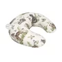 Perna pentru alaptat, MimiNu, Din bumbac certificat Oeko Tex Standard 100, Cu husa detasabila, Cu fermoar securizat, Circumferinta 155 cm, Design, Calm Forest Natural - 1