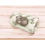 Perna pentru alaptat, MimiNu, Tip manson, Din bumbac certificat Oeko Tex Standard 100, 25 cm, Calm Forest Natural - 2