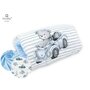MimiNu - Perna pentru alaptat tip manson, Din bumbac certificat Oeko Tex Standard 100, 25 cm, Old Road/Blue