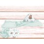 Prosop cu gluga, MimiNu, Mare, Dimensiune 100x100 cm, Din bumbac si thermo fleece, Materiale certificate Oeko Tex Standard 100, Lulu Natural - 2