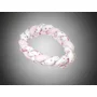 Protectie laterala, MimiNu, Pentru patut bebe, Tip Bumper impletit, Din bumbac, Din materiale certificate Oeko Tex Standard 100, Lungime 220 cm, Pink Ballerina - 2