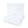 Lenjerie patut cu 6 piese, MimiNu, Pentru patut 120x60 cm, Cu pilota si perna, Cu doua aparatori laterale, Din bumbac certificat Oeko Tex Standard 100, Childrens Journey Grey - 6