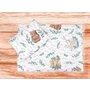 Set pentru carucior, MimiNu, Cu pernuta si paturica, Cu huse detasabile si lavabile, Din bumbac certificat Oeko Tex Standard 100, Lulu Natural - 2