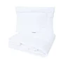 Set pilota si perna, MimiNu, Pentru patut, Din bumbac certificat Oeko Tex Standard 100, Perna 40x60 cm, Pilota 100x135 cm, White - 1