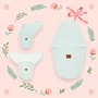 Sistem de infasare, MimiNu, Pentru bebe, 0 - 3 luni, Din tesatura thermofrotte, Cold Mint - 2