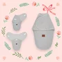 Sistem de infasare, MimiNu, Pentru bebe, 0 - 3 luni, Din tesatura thermofrotte, Grey - 2