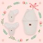 Sistem de infasare, MimiNu, Pentru bebe, 0 - 3 luni, Din tesatura thermofrotte, Powder Pink - 2