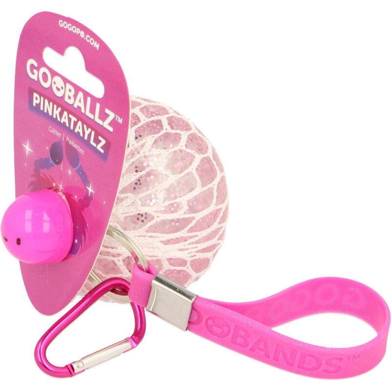 Keycraft - minge tip strugure cu sclipici gooballz, roz