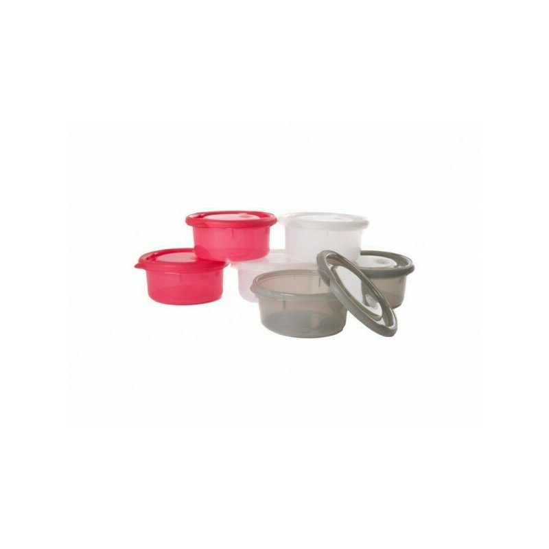 Bo jungle - set recipiente mini pentru stocare si depozitare mancare, roz
