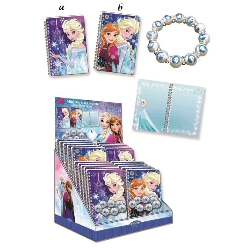 Mini jurnal 3D cu bratara margele Frozen