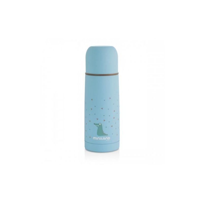 Miniland baby - termos lichide silky 350 ml, blue