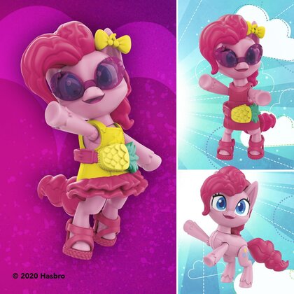 Hasbro - Set figurine Pinkie Pie , My Little Pony,  Cu accesorii, Cu Dj Pon-3