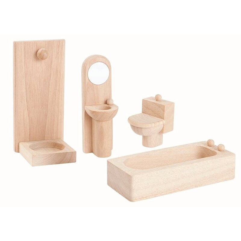 Plan toys - mobilier pentru casuta papusii - camera de baie
