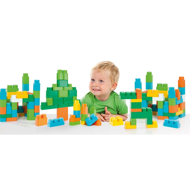 Molto - set de constructie cutie cu 35 de cuburi, verde