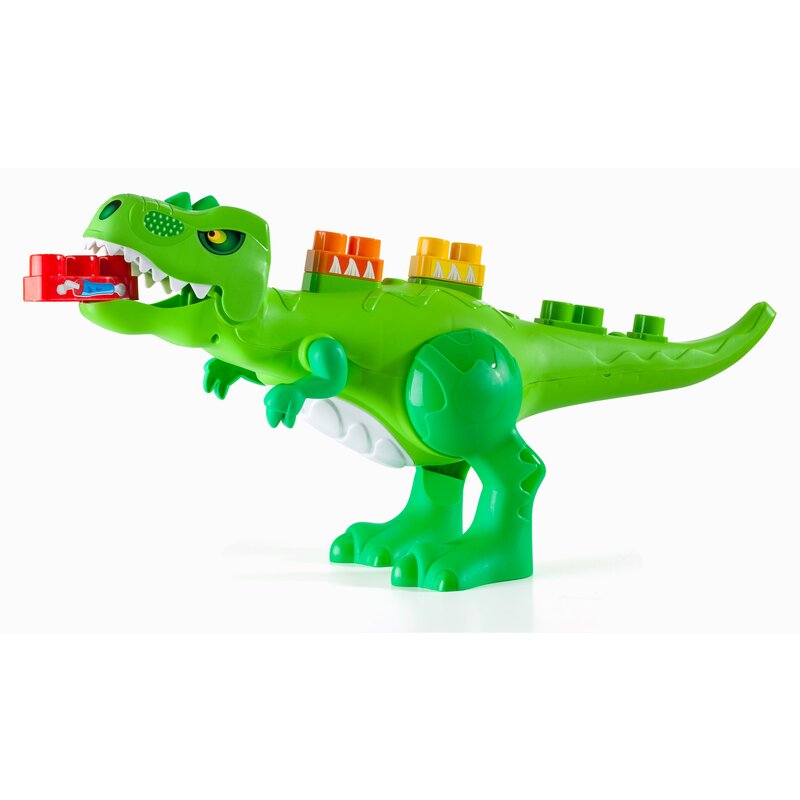 Molto - Set de constructie Dinozaur Jurasic Cu 30 de cuburi