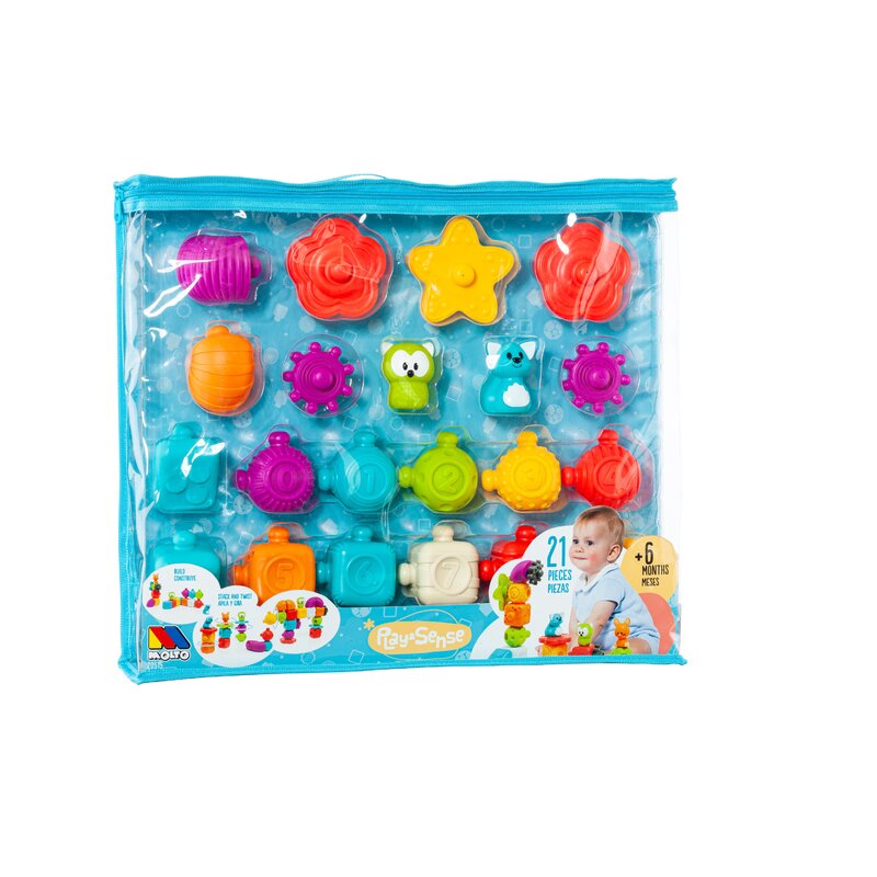 Molto - set de constructie forme moi 21 piese
