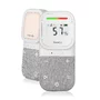 Monitor, Lionelo, Babyline 2.3, Comunicare bidirectionala, Cantece de leagan, sunete ambientale si zgomote din natura, Cu Vibratii si LED-uri, Cu senzor temperatura, Cu raza de actiune 70/400m, Portabil, Alb - 6