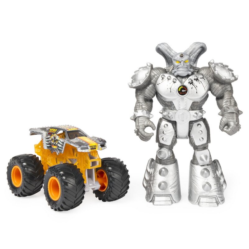 Spin master - masina max d , monster jam , cu figurina maximus