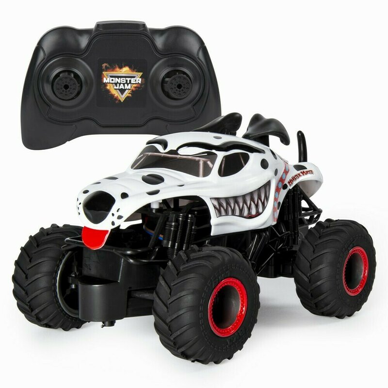 Spin master - masina dalmatianul , monster jam , scara 1:24, multicolor
