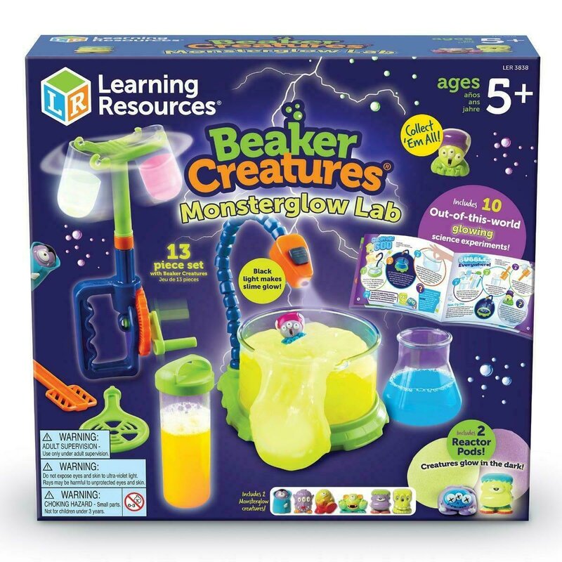 Learning resources - set pentru experimentat monstruletii din laborator experimente stralucitoare