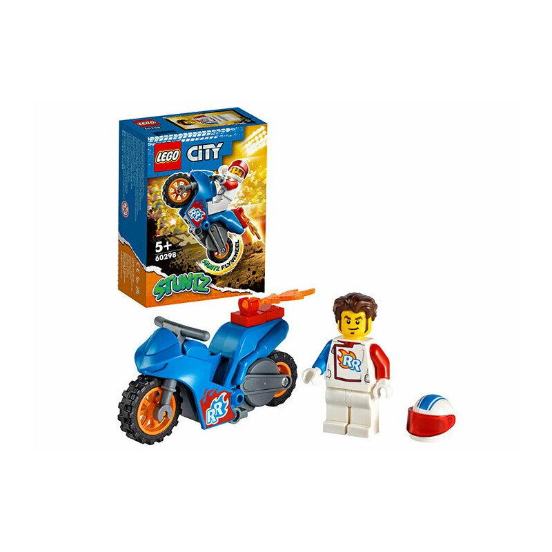 Lego - motocicleta de cascadorii cu racheta
