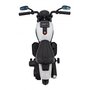 motocicleta electrica chopper faster ahl008, roti si scaun din plastic, 78x30x55 cm, putere 20w - alb - 10