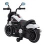 motocicleta electrica chopper faster ahl008, roti si scaun din plastic, 78x30x55 cm, putere 20w - alb - 13
