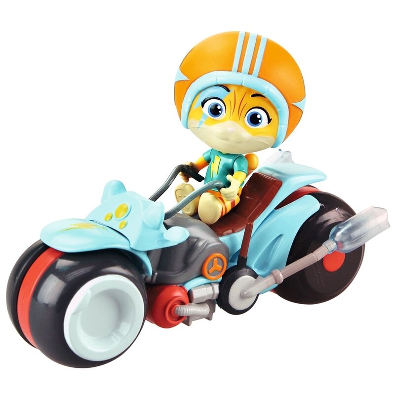 Smoby - motocicleta 44 cats cu figurina lampo 7,7 cm