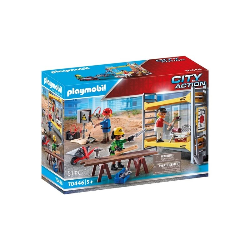 Playmobil - muncitori cu schela
