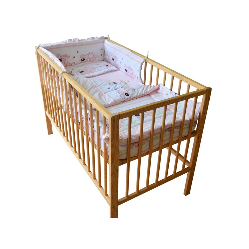 Mykids lenjerie mykids catelus roz 4 + 1 piese 120x60