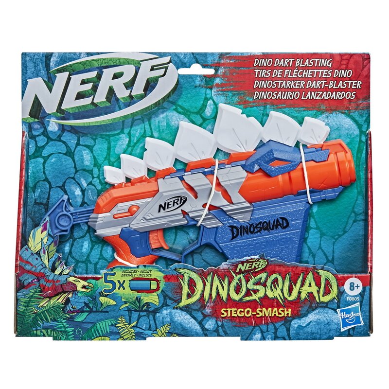 Hasbro - nerf blaster dinosquad stegosmash