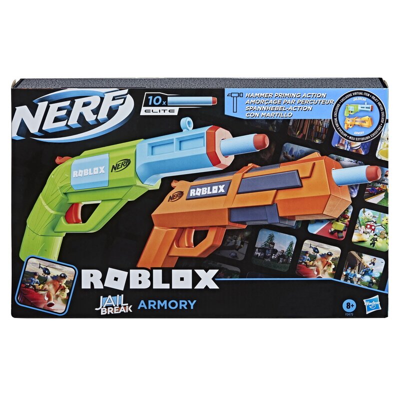 Hasbro - nerf blaster roblox jailbreak armory