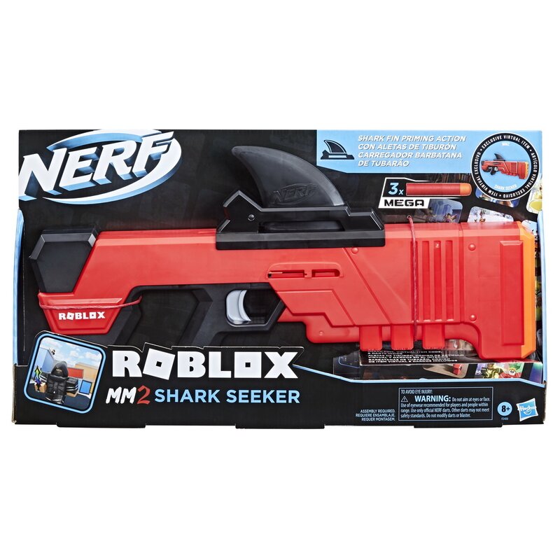 Hasbro - nerf blaster roblox mm2 shark seeker