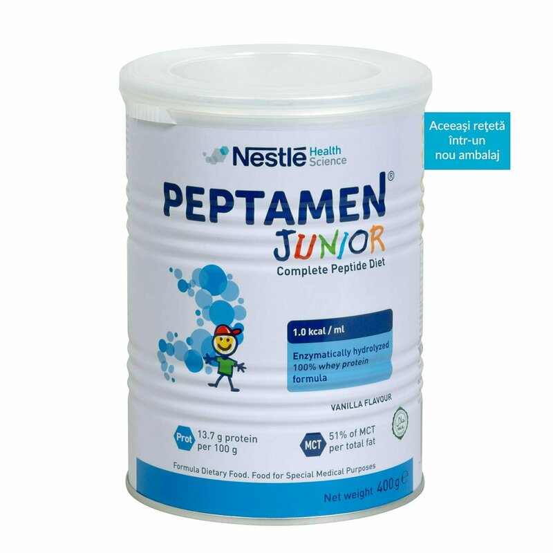 Nestle - Lapte praf Peptamen Junior, 400g