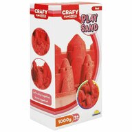 CRAFY - Nisip kinetic 1000 gr Fun Sand, Rosu