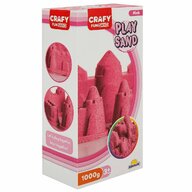 CRAFY - Nisip kinetic 1000 gr Fun Sand, Roz
