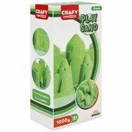 CRAFY - Nisip kinetic 1000 gr Fun Sand, Verde