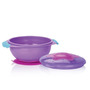 Nuby - Bol cu ventuza si capac, 9 luni+, 300 ml, Mov