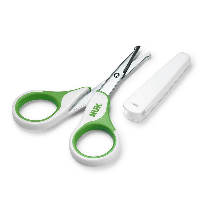 Nuk - nuk - forfecuta unghii cu capac protector 0m+ verde