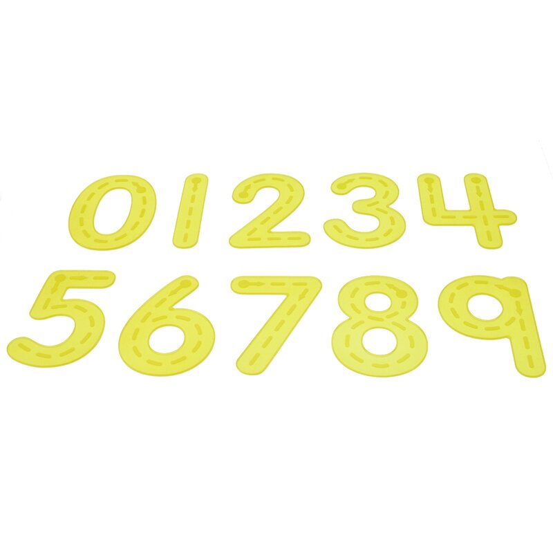 Tickit - set de numere amuzante pentru trasat, galben