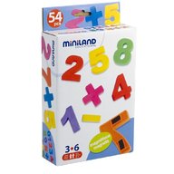Miniland Numere magnetice Miniland 54 buc