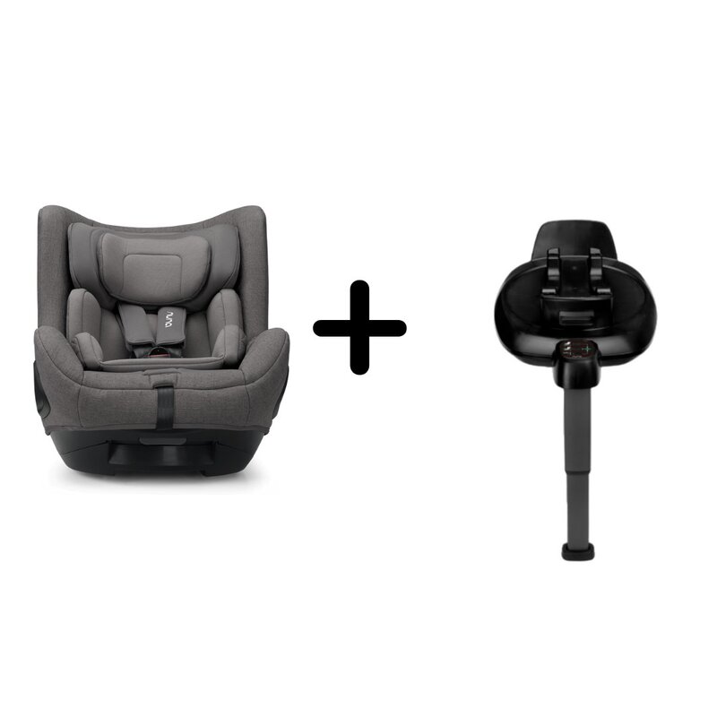 Nuna - scaun auto i-size todl next granite , spatar reglabil, rotire 360 grade, cu baza isofix, 0-18 kg, cu isofix