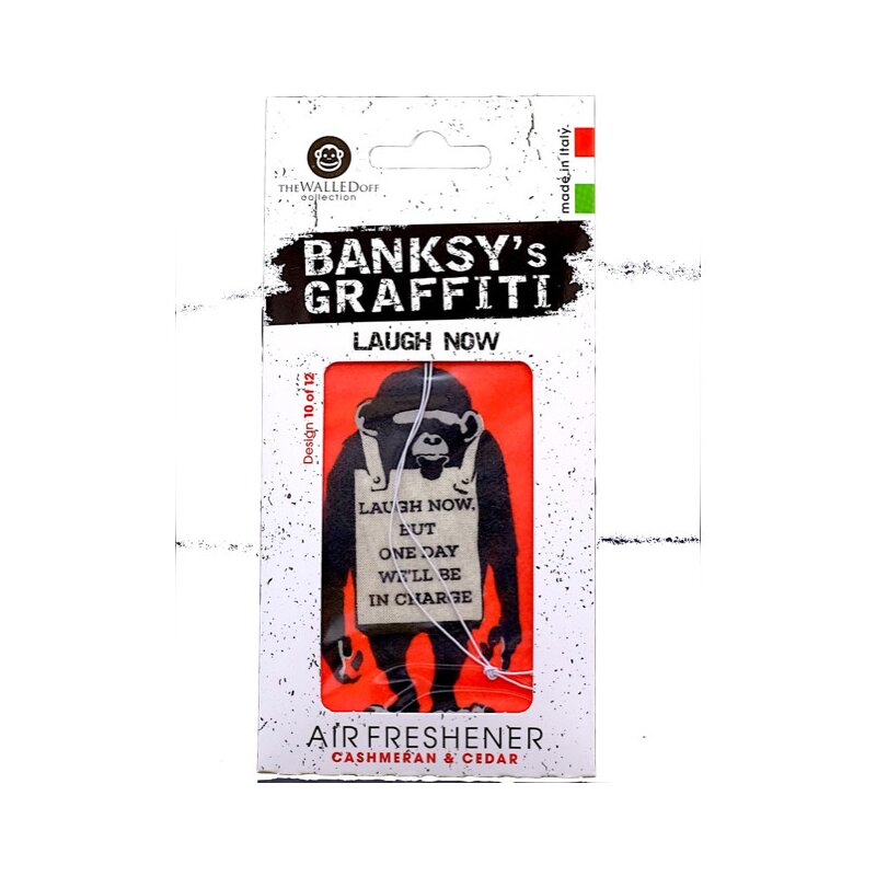 Banksy – Odorizant auto Laugh Now UB27010 accesorii imagine 2022 protejamcopilaria.ro