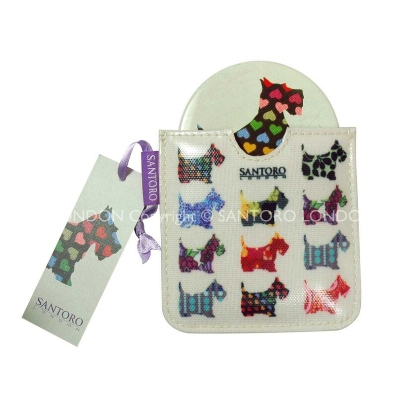 Oglinda de buzunar eclectic scottie dogs