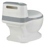 Olita educativa, Bebe Stars, Trainer, Minitoaleta, Cu spatiu pentru hartie/servetele, Cu sunet realist de tras apa, Pana la 25 kg, Conform cu EN71, 3 ani+, Grey - 3